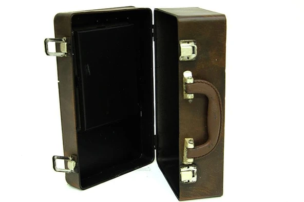 Dekoratif Metal Çerçeve Televizyon Temalı Vintage Hediyelik - 4