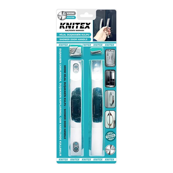 PLASTİK KROM KAPLAMA DUŞAKABİN KOLU 10MM (4401)