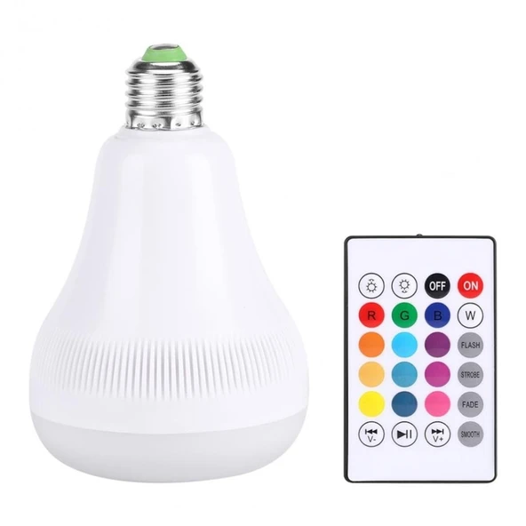 Kumandalı Bluetooth Hoparlör Ampul LD-37 (4401) - 4