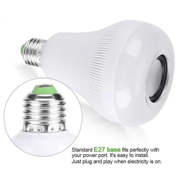 Kumandalı Bluetooth Hoparlör Ampul LD-37 (4401) - 5