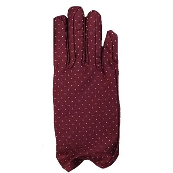 Bordo Renk Puanlı Çocuk Eldiveni (4401)