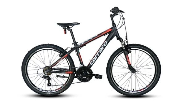 24" CARRARO SPEED 240 360H 21-V SİYAH KIRMIZI