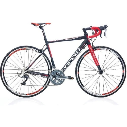 CORELLİ BOALVA-RC300  YOL BİSİKLETİ   52 SIZE   SİYAH KIRMIZI - BEYAZ