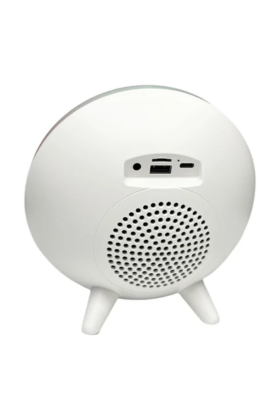 Nettech  EHY-106 Minibox Kablosuz Hoparlör - Speaker - Beyaz - 3