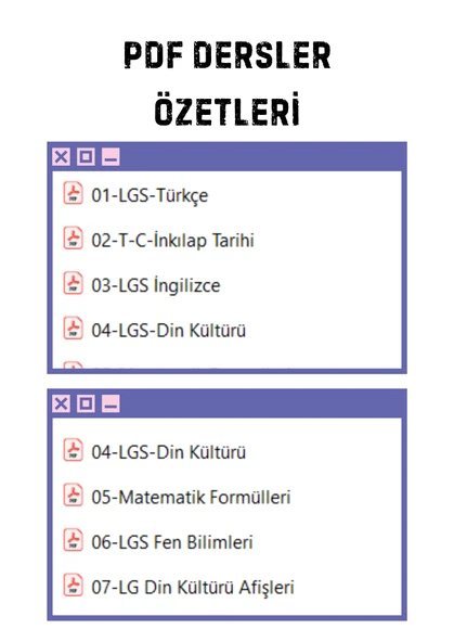 2026 LGS Dijital Eğitim Seti (PDF ve Görüntülü) - 4