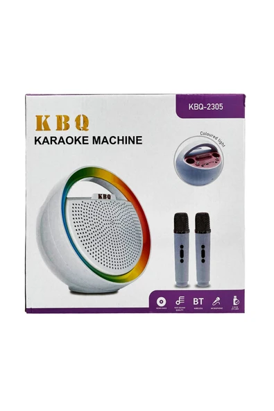 KBQ  AKBQ-2305 Karaoke Box Kablosuz Hoparlör - Speaker - Çeşitli Renk - 4