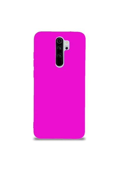 Nettech  Xiaomi Redmi Note 8 Pro Uyumlu Nano Silikon Arka Koruma Kılıf - Mor - 1