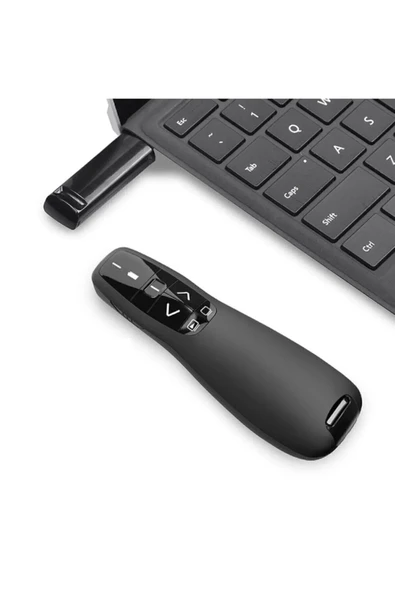 Wozlo DK-R400 Lazer Sunum Kumandası Kablosuz Sunum Kalemi Powerpoint Slayt - A26 - 2