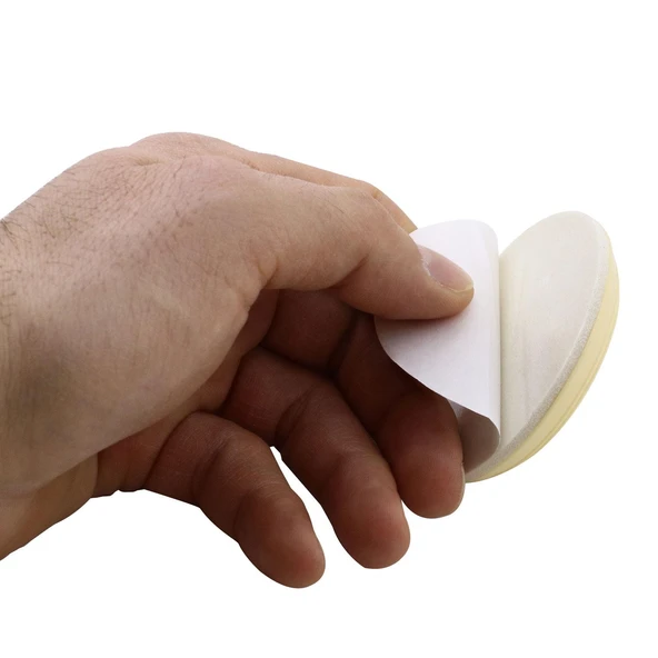 (10 ADET) Kapı Stoperi Tamponu Kendinden Yapışkanlı Kapı Stopu Durdurucu Tutucu Beyaz - Resim 3