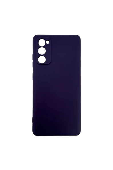 Nettech  Samsung Galaxy S20 Fe Uyumlu Nano Silikon Arka Koruma Kılıf - Mor - 1