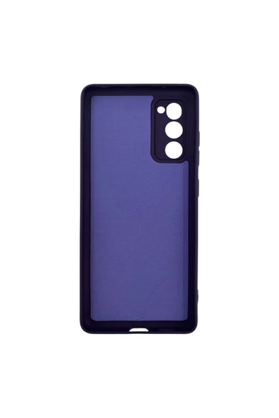 Nettech  Samsung Galaxy S20 Fe Uyumlu Nano Silikon Arka Koruma Kılıf - Mor - 2