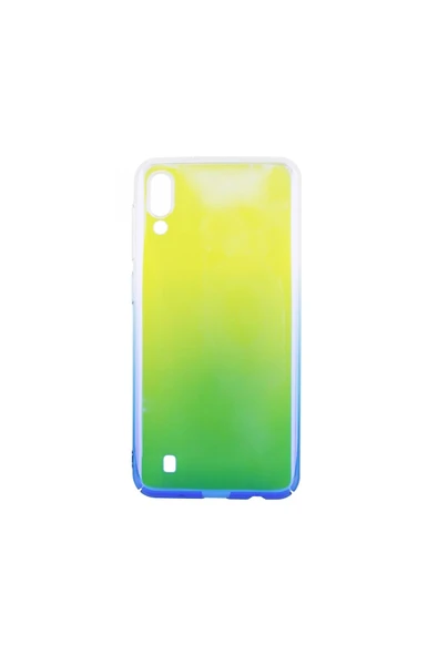 Nettech  Samsung Galaxy M10 Uyumlu Glaze Arka Koruma Kılıf - Mavi - 1