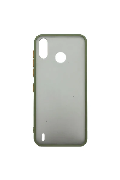 Nettech  İnfinix Smart 4 Uyumlu Montreal Seri Arka Koruma Kılıf - Yeşil - 2