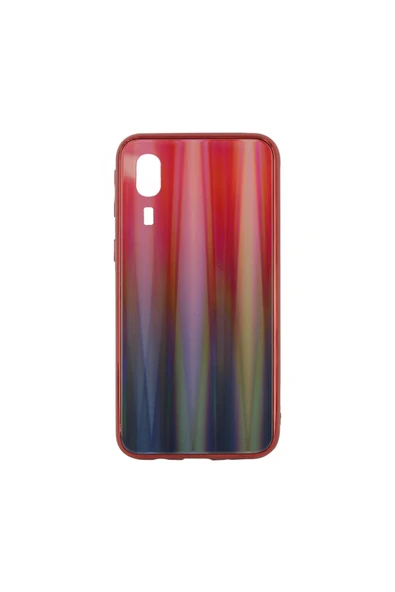 Nettech  Samsung Galaxy A2 Core Uyumlu Degrade Arka Koruma Kılıf - Kırmızı