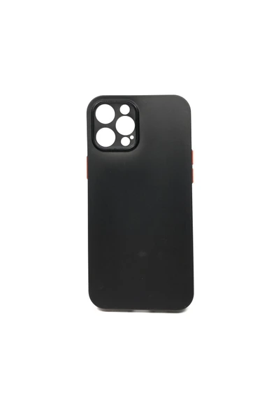 Nettech  İphone 12 Pro Max Uyumlu Ultra Slim Arka Koruma Kılıf - Siyah - 1