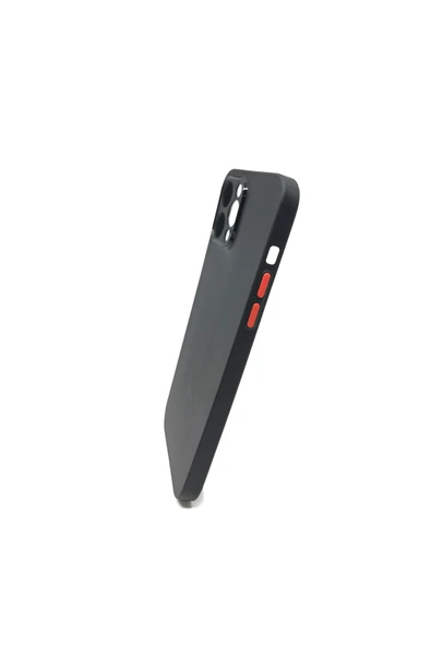 Nettech  İphone 12 Pro Max Uyumlu Ultra Slim Arka Koruma Kılıf - Siyah - 3