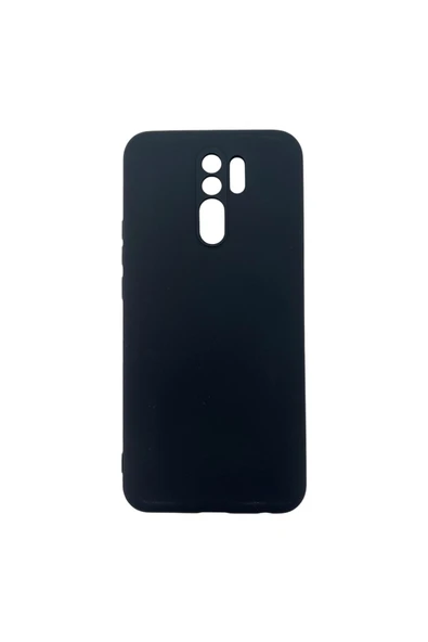 Nettech  Xiaomi Redmi 9 Uyumlu Nano Silikon Arka Koruma Kılıf - Siyah - 1