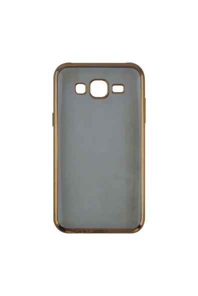 Nettech  Samsung Galaxy J500 J5 Uyumlu Arka Koruma Kılıf - Gold - 1
