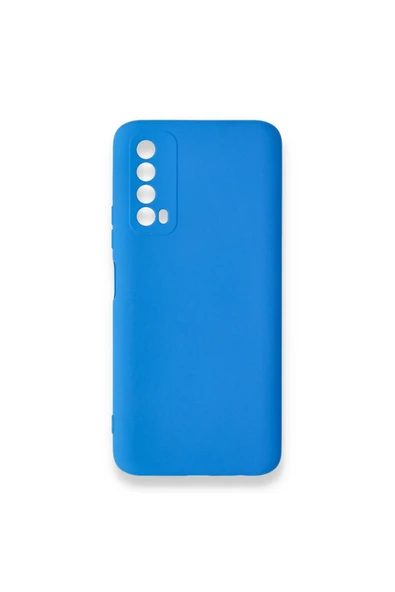Nettech  Huawei P Smart 2021 Uyumlu Nano Silikon Arka Koruma Kılıf - Mavi - 1
