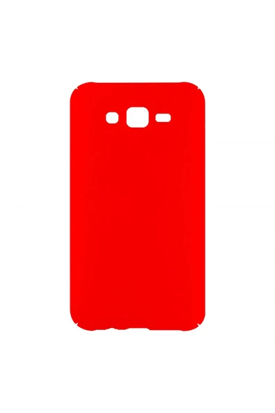 Nettech  Samsung Galaxy J500 J5 Uyumlu Suide Arka Koruma Kılıf - Kırmızı - 1