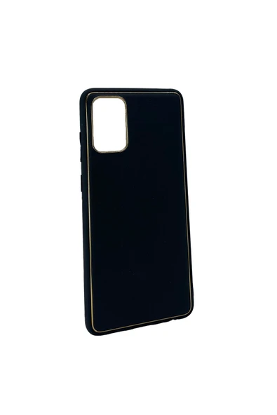 Nettech  Samsung Galaxy S20 Uyumlu Coco Leather Seri Arka Koruma Kılıf - Siyah - 2