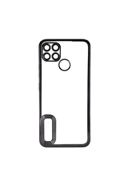 Nettech  Realme C21y Uyumlu Round Silikon Seri Arka Koruma Kılıf - Çeşitli Renk - 1