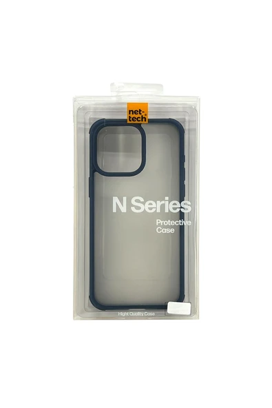 Nettech  İphone 15 Pro Uyumlu Sunday Seri Arka Koruma Kılıf - Mavi - 3