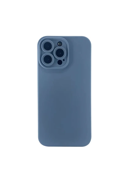 Nettech  İphone 14 Pro Uyumlu Nano Silikon Arka Koruma Kılıf - Gri - 1