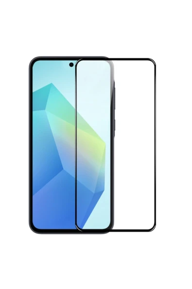 Nettech  Samsung Galaxy A36 Uyumlu 5D Glas Full Cam Koruyucu - Siyah - 1