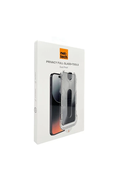 Nettech  İphone 16 Pro Uyumlu Kolay Uygulama Aparatlı Proof Dust Tools Hayalet Full Cam Koruyucu - Şeffaf - 2