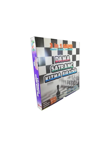 HED 3in 1 Game Dama/Satranç/Kızma Birader HED208
