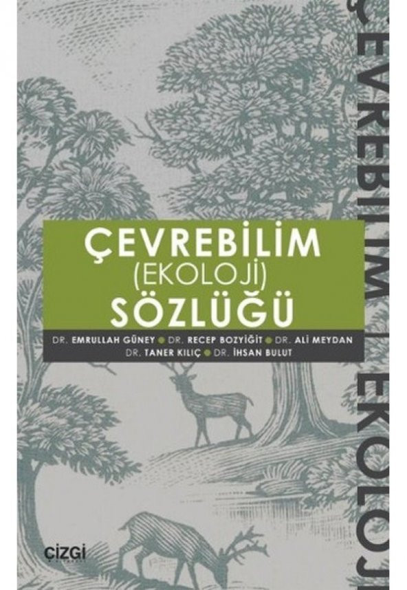 Çevrebilim (Ekoloji) Sözlüğü-çizgi yayınları