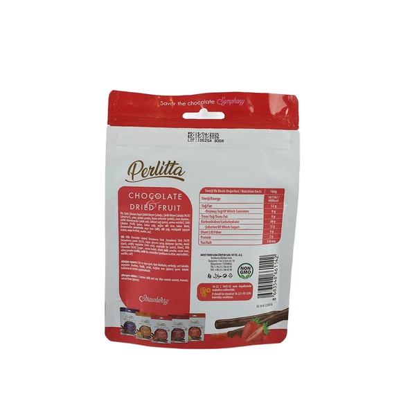 Perlitta Çilekli Sütlü Çikolatalı Stick 80 Gr. (1 Paket) - 2