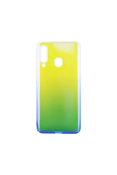 Nettech  Samsung Galaxy A60 Uyumlu Glaze Arka Koruma Kılıf - Mavi - 1