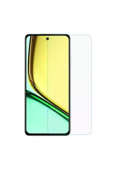 Nettech  Realme 12 Uyumlu Ön Koruma Cam Ekran Koruyucu - 1