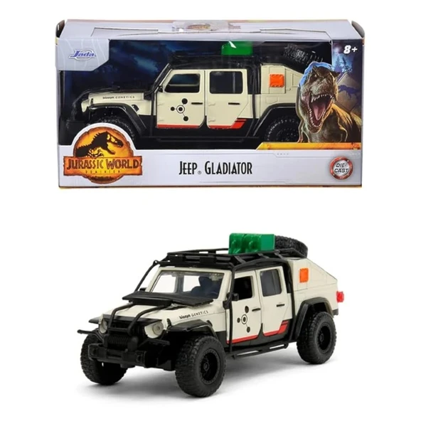Jada 253252023 1:32 Jurassic World 2020 Jeep Gladiator Araba