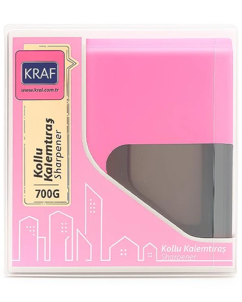 Kraf Kollu Kalemtraş Pembe 700G