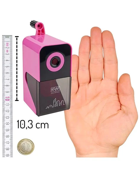 Kraf Kollu Kalemtraş Pembe 700G - 3