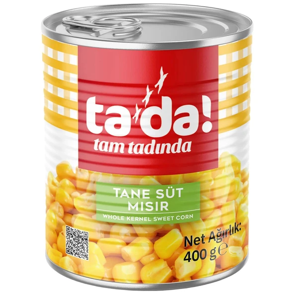 Tada Tane Süt Mısır Konservesi 400 gr x 5 Adet - 2