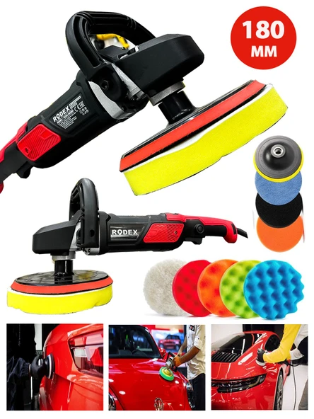 Rowermax Rdx 1200 Watt Profesyonel Detay Pasta Cila Temizlik Seti Polisaj Makinesi - 3