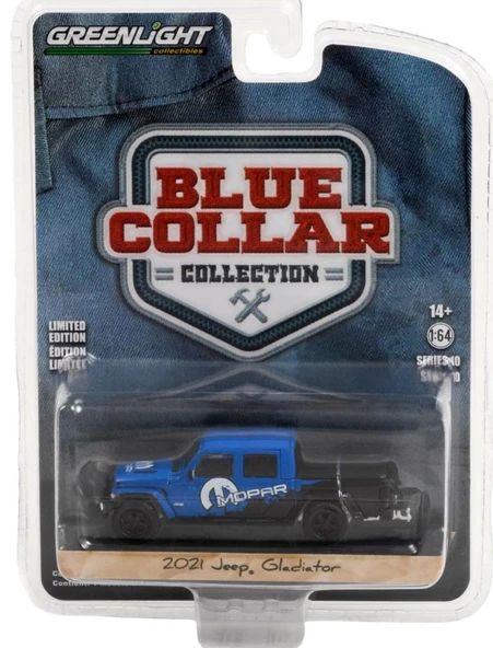 Greenlight Blue Collar 10 Mopar 2021 Jeep Gladiator 1/64 Model Araba ürün görseli