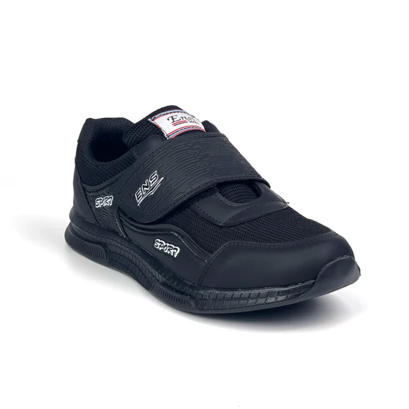 Kadın Siyah Bağcıksız Cırtlı Hafif Rahat Günlük Sneaker Spor Ayakkabı - 3