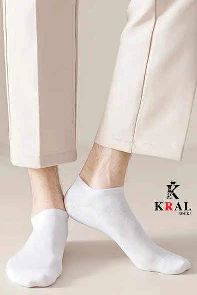 Erkek Snikers (6 ÇİFT) Bambu Dikişsiz Hassas Dokuma Terletmez Bambu Çorap - 6