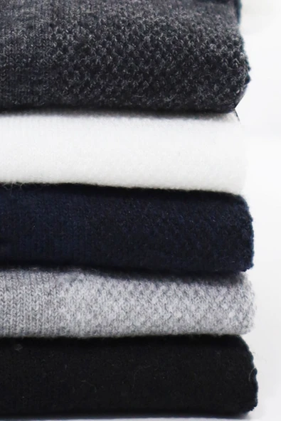 Erkek Çorap Pamuklu Extra Konforlu Ve Yumuşak File Vedili 5 Çift Kutulu Çorap Seti - 6