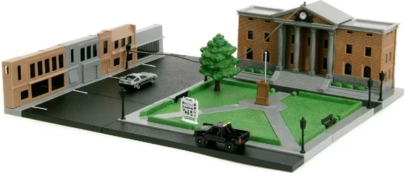 Jada 253253020 Back to The Future Clokc Tower Nano Sahne Diorama Modellemesi - 2
