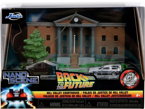 Jada 253253020 Back to The Future Clokc Tower Nano Sahne Diorama Modellemesi - 8