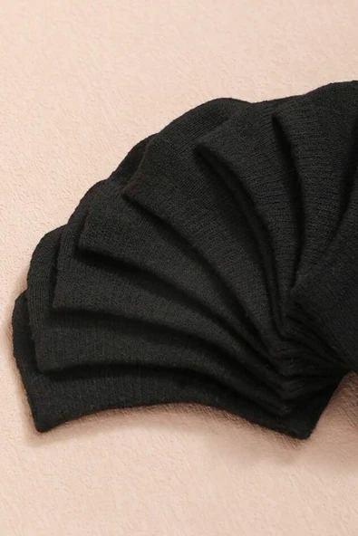 Kadın - Erkek Pamuklu Terletmez (10'LU - 10 ÇİFT) Yazlık Görünmez Çorap - 6