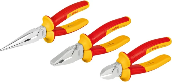 Bosch Profesyonel VDE Pense Seti 3 Parça - 1600A02NG0