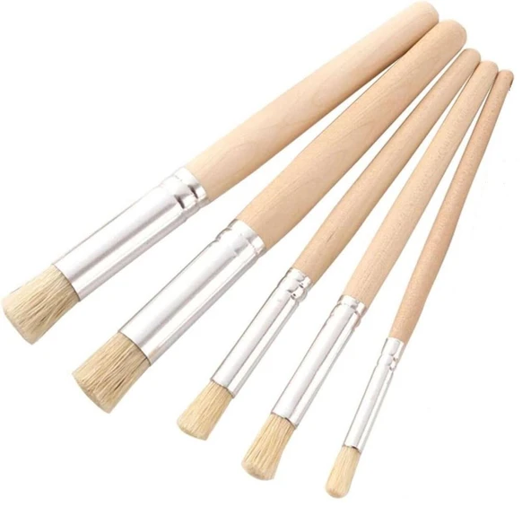 Stencil -Tampon Fırça Seti 5 li ürün görseli 1