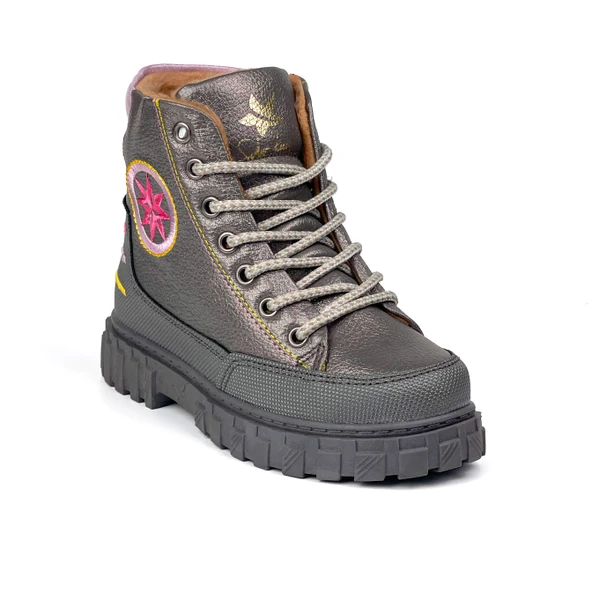 Kız Çocuk Platin İçi Kürklü Termo Taban Suya Soğuğa Dayanıklı Günlük Rahat Bot - Resim 2